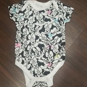 4/$15 Girls Minnie Mouse Onsie